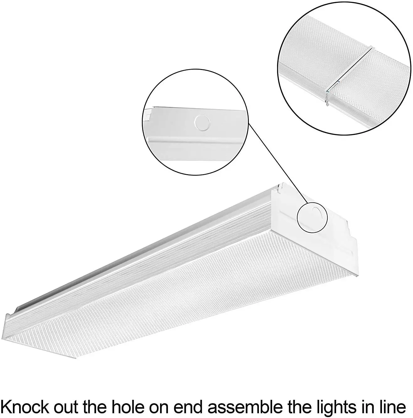 Factory Price Super Bright LED Linear Light Linkable LED Batten Light 50W Shop Light 4 Feet Led Fixture for Shop