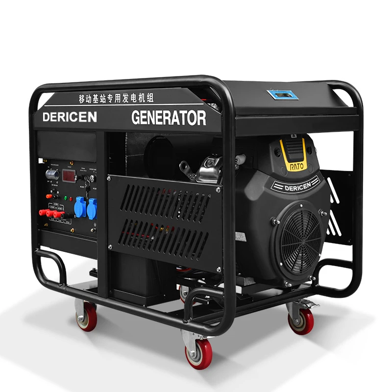Dericen Portable Cheap Price 10kw 12kw 15kw 20kw Open Type Dynamo Gasoline Engine Generator For Sale