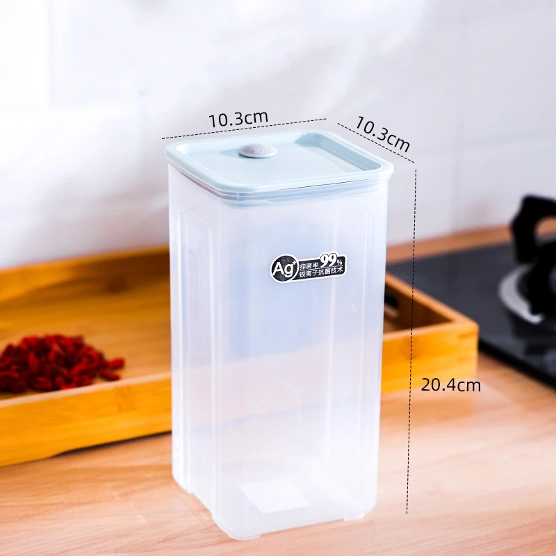 Wholesale Ag+ antibiosis Plastic Grain Storage Box With Lid grain organization container