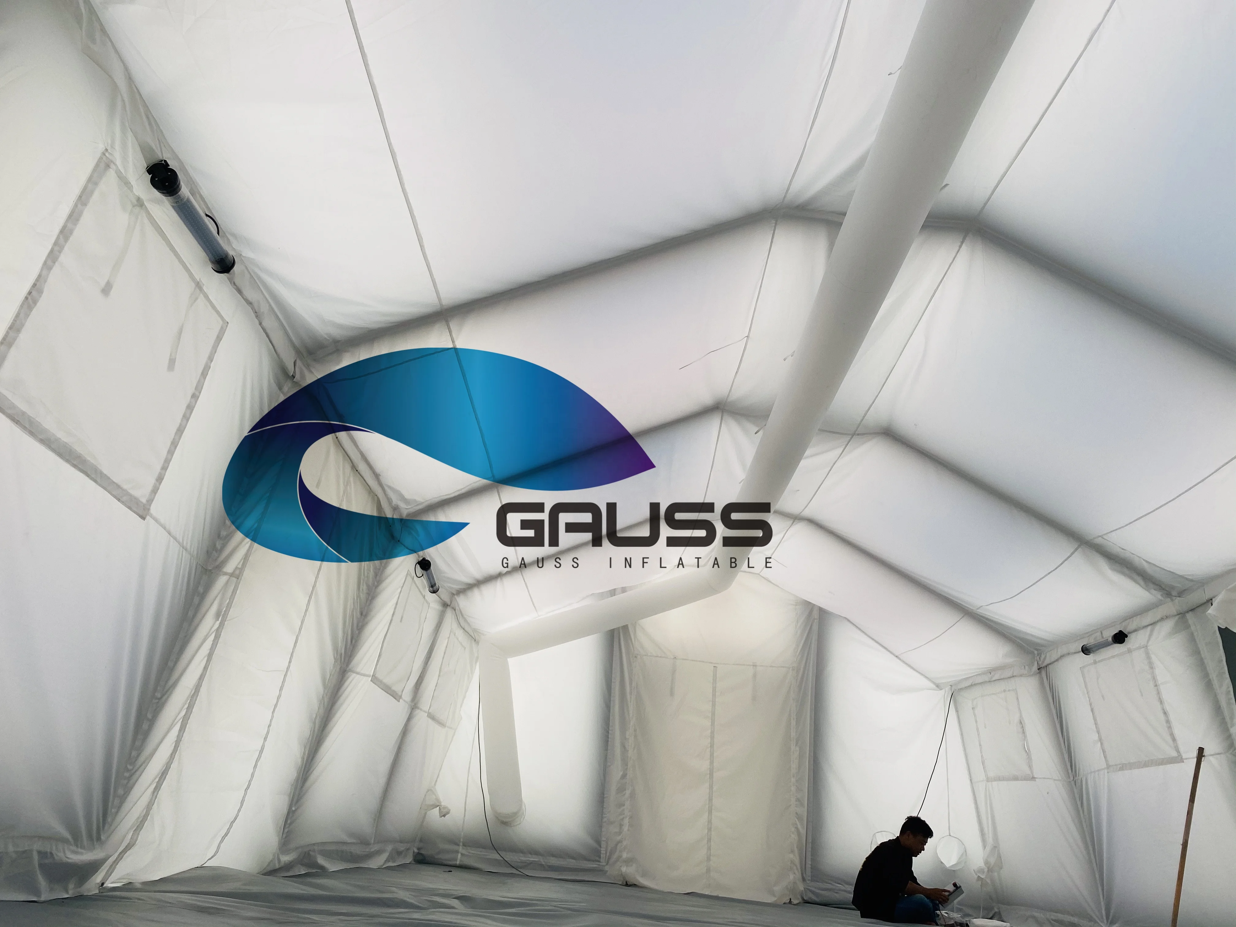 inflatable negative pressure isolation deployable morgue systems room