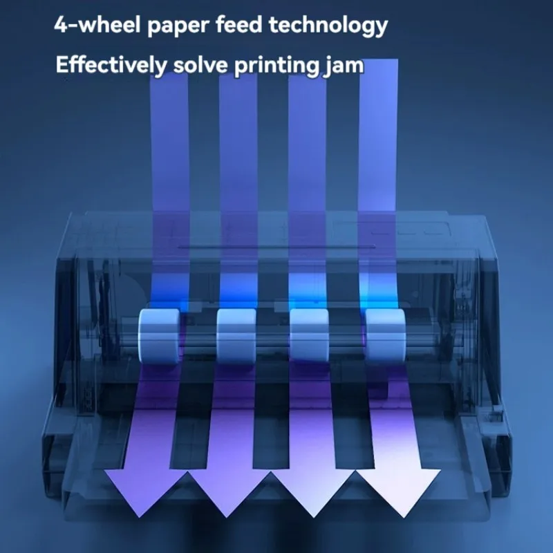 Deli 615kII High quality  dot matrix printer A4 format warehousing bills VAT special invoice printer 620k