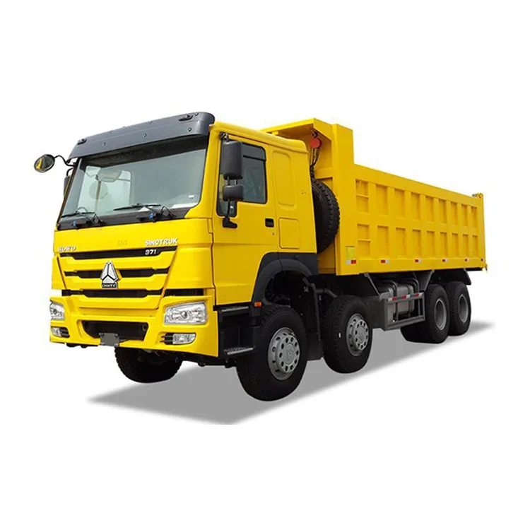 90% New Used HOWO Dump Truck 371HP 375HP Diesel/Electric 8x4 6x4 Drive Wheel Manual Transmission Weichai Engine Fast Left Euro 2