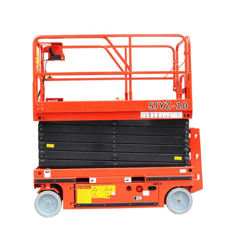 electric scaffolding lift for building construction remote control mobile lifting platform truck foldable electric lifting tool