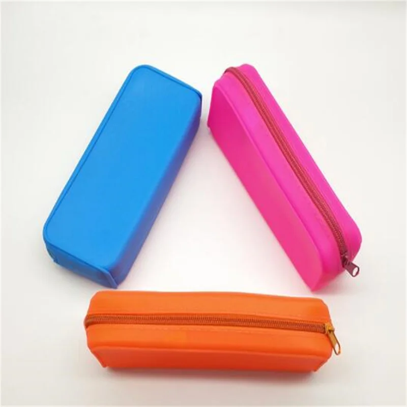 Custom Shape Cute School Pencil Bag With Zipper For Children
