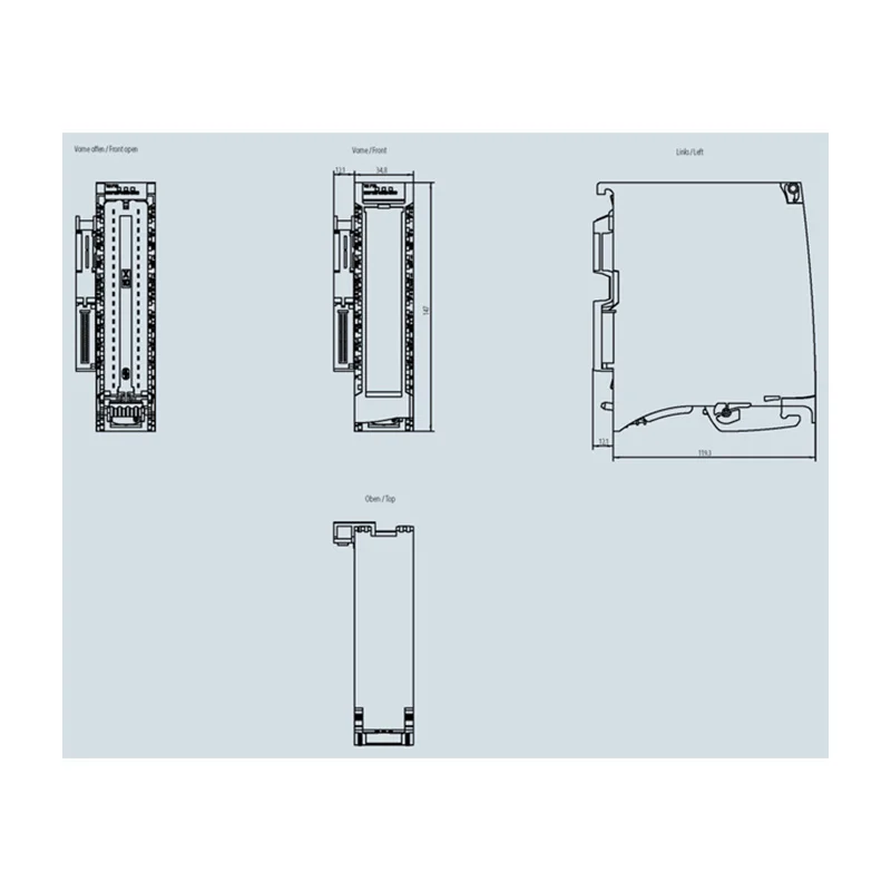 SIEMENS 6ES7553-1AA00-0AB0 SIMATIC S7-1500 TM PTO 4 interface module for stepper drives 4 channels pulse train output