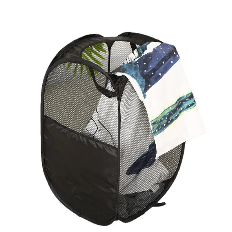 Wholesale Laundry Hamper Foldable Laundry Basket Pop Up Mesh Laundry Hamper Wholesale Clothes Organizer