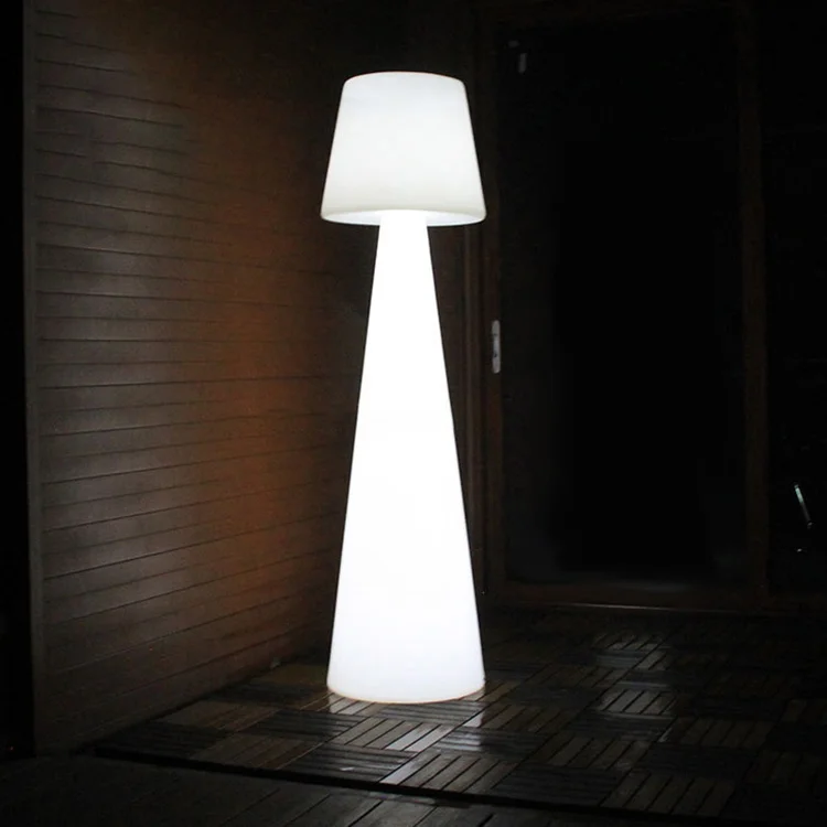 Modern 16 Colors Outdoor Waterproof Color Changing Standing High Big Led Floor Lamp