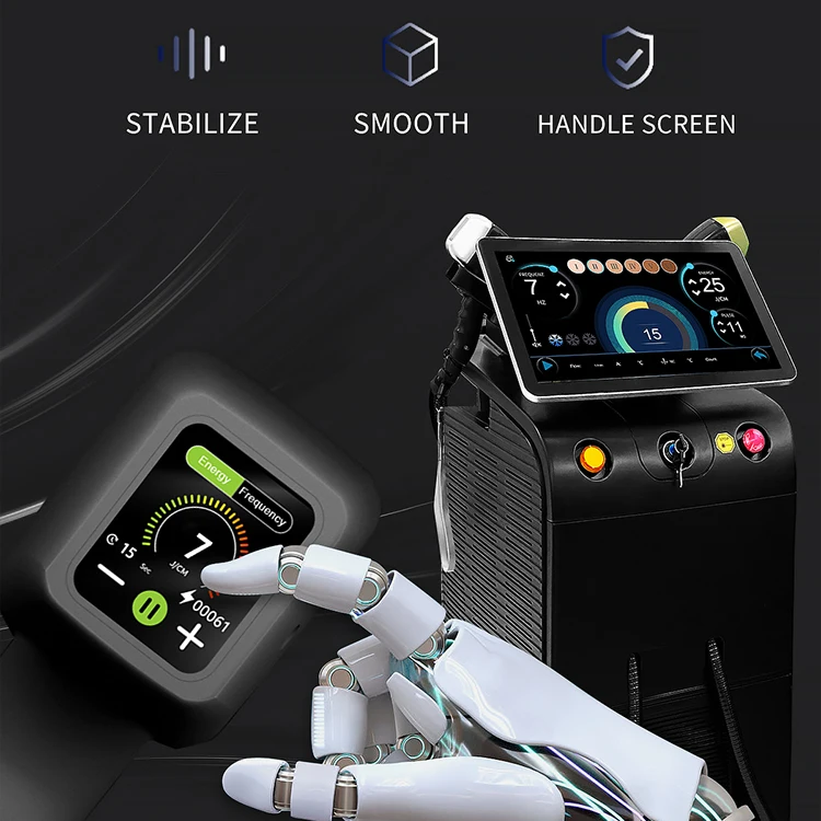 2024 облачные вычисления новый дизайн поддержка настройки лазерный диодо 755 нм 808 1064 диодный лазер для удаления волос