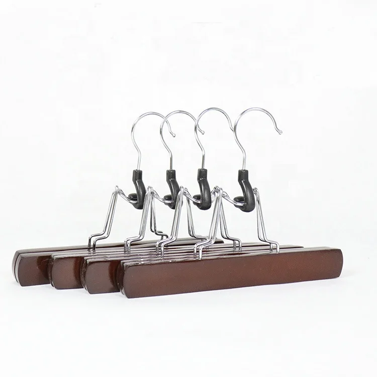 new style hair tools hanging hangers  with small metal and wooden hanger with cloth bag for hair extensions