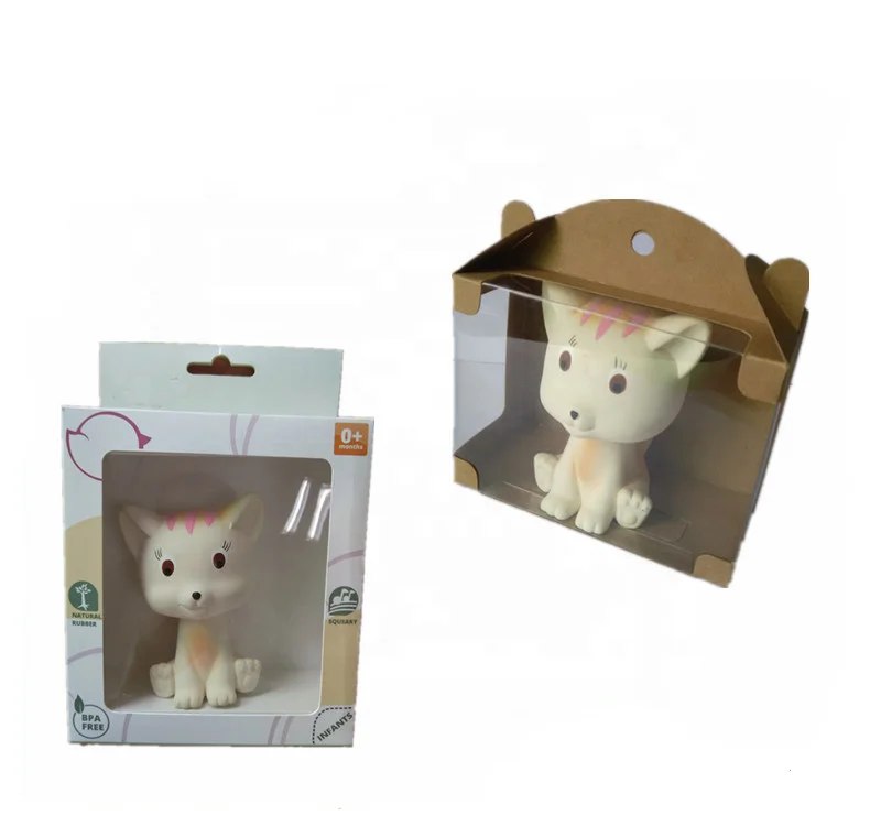Cat Baby Teether Soft Toy Comforter Newborn Gift Boy Girl natural latex hevea baby teether toy