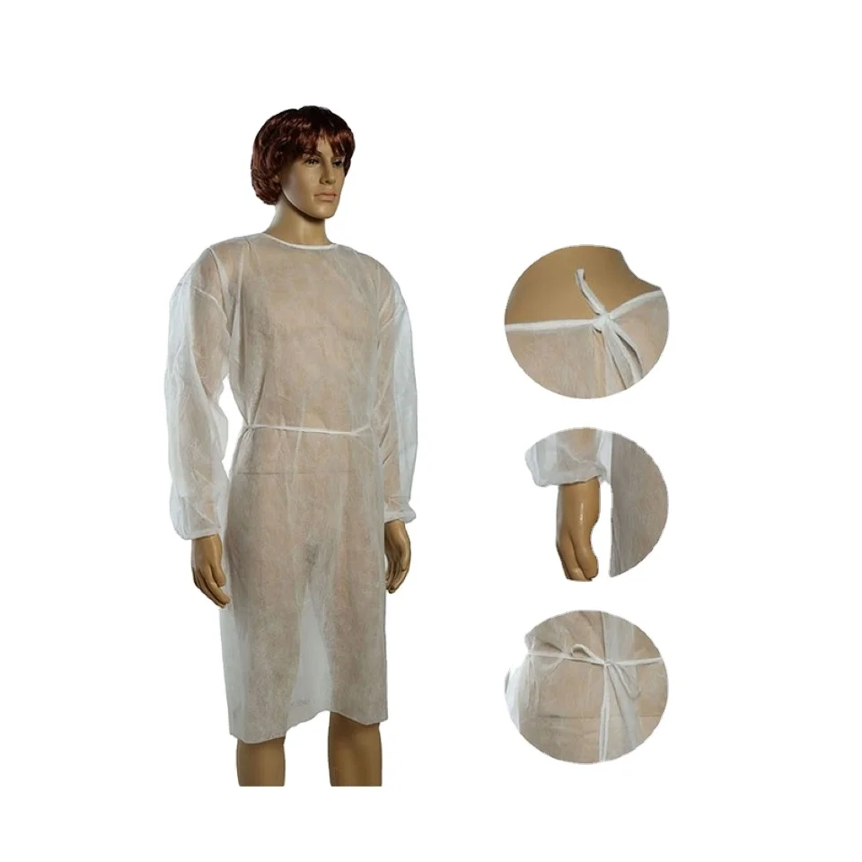 Manufacturer Disposable PP Non-woven for Medical Isolated Gown Used for Hospital Industrial dustproof