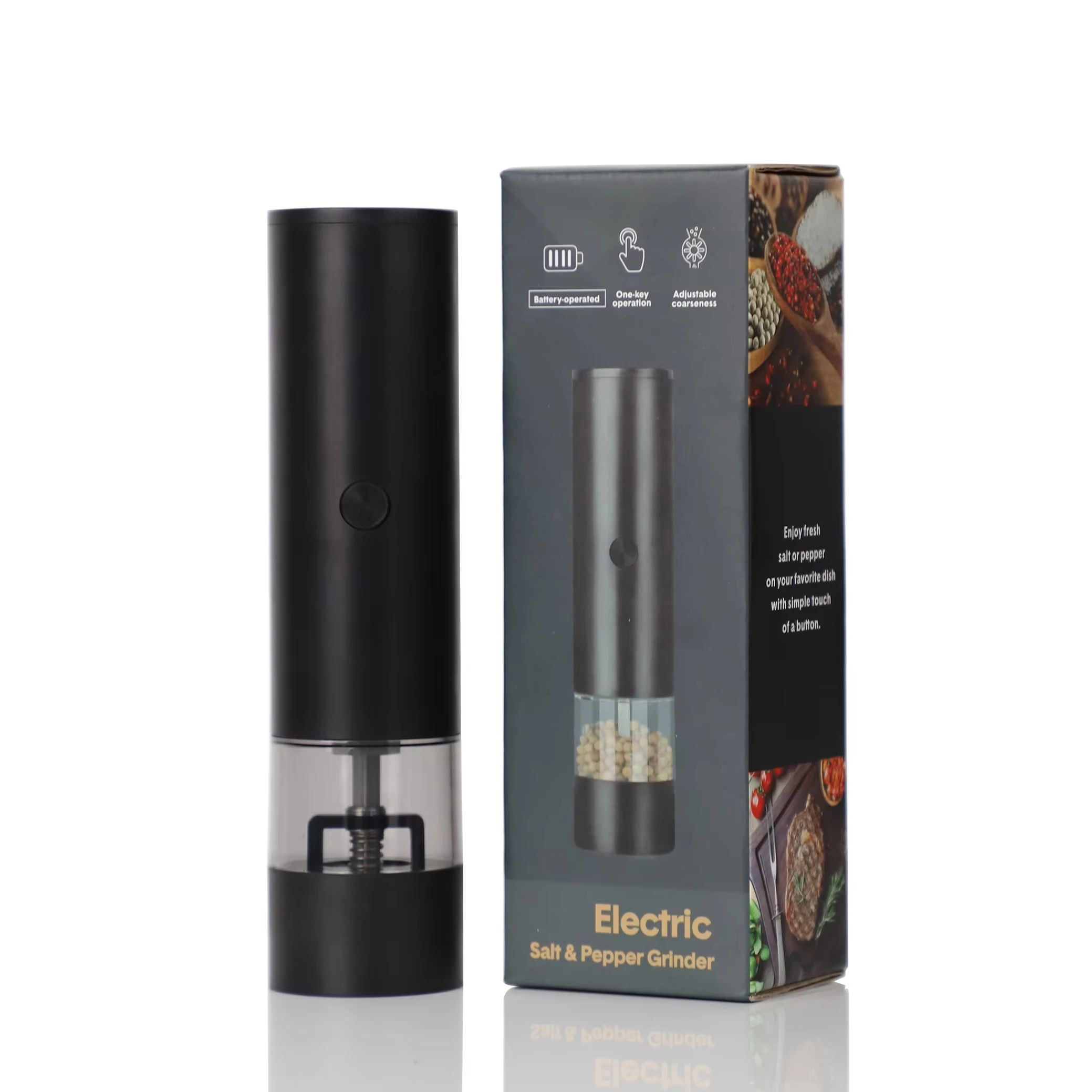 Unique Products Grinders Set Electric Mills USB Rechargeable Wholesale Salt And Pepper Mill Gadgets