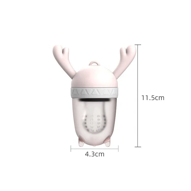 
V-coool Silicone Baby Pacifier Infant Nipple Soother Toddler Kids Pacifier Feeder For Fruits Food Nibbler Feeder 