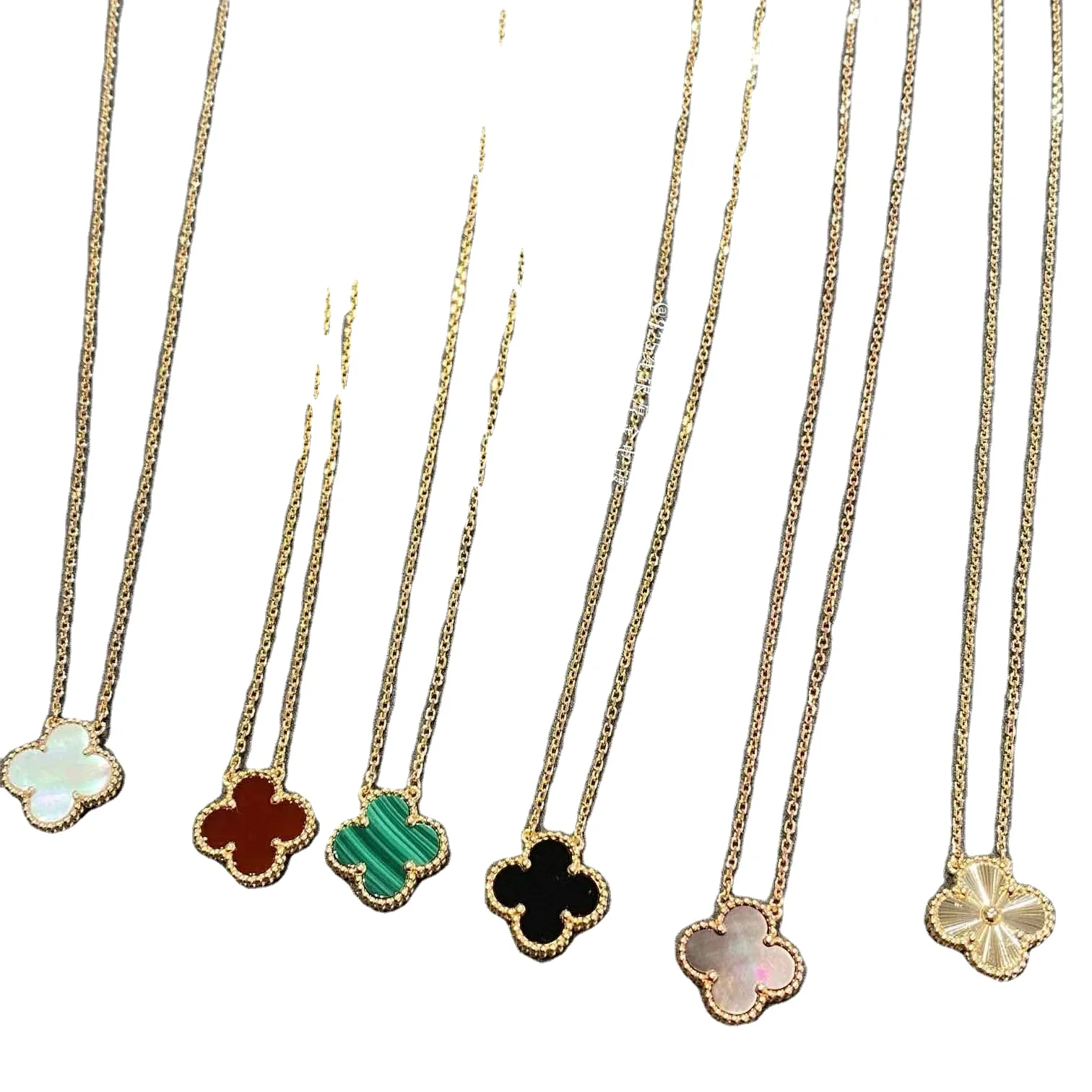 High quality Chinese flower jewelry necklace, Christmas exclusive gift, pure silver 18K gold factory wholesale jewelry