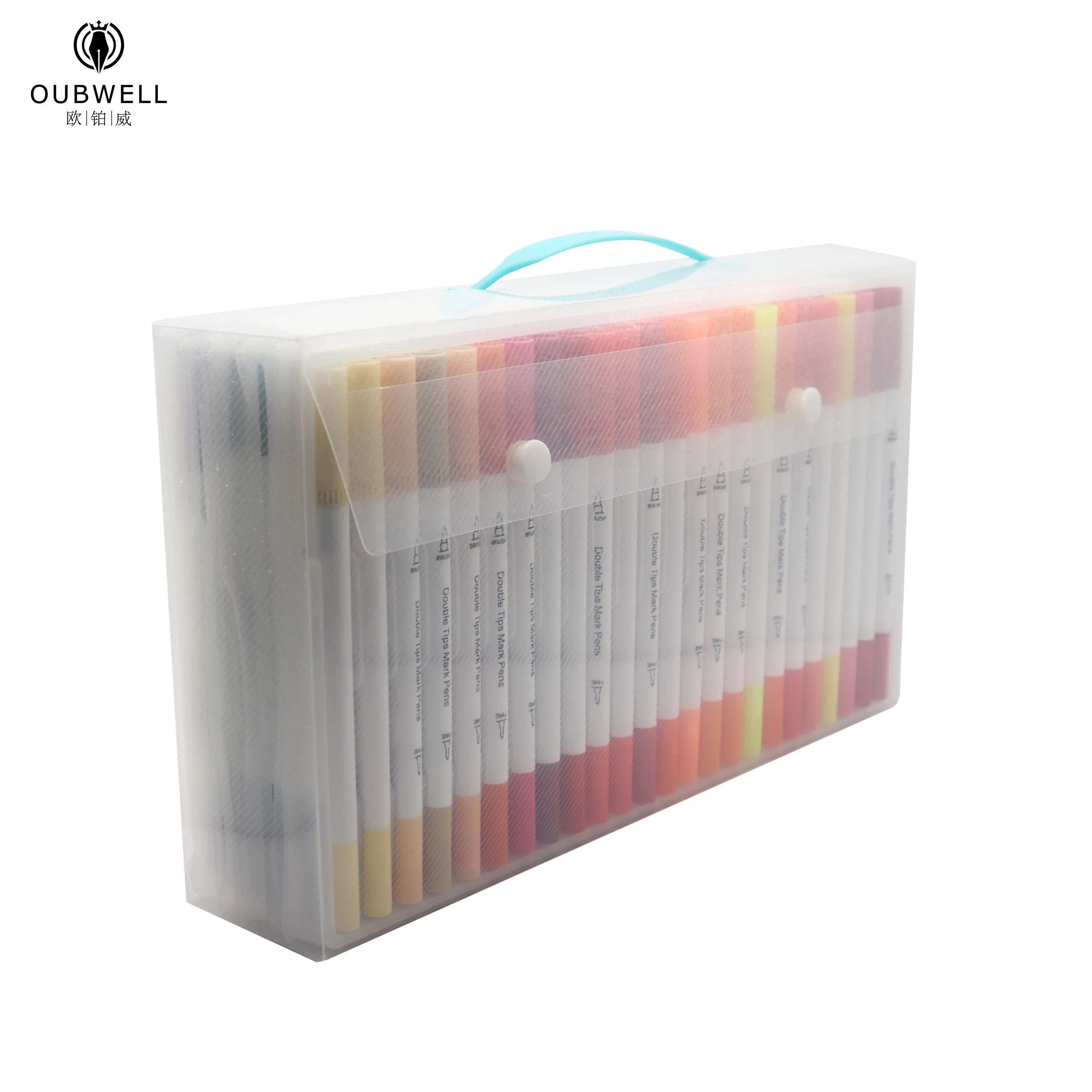 Двойной наконечник художественные маркеры двойная Кисть ручка художественная тонкая точка 72 цвета Акварельная ручка-Хайлайтер с индивидуальным логотипом