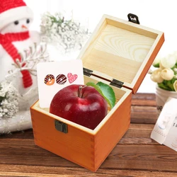 Decorative and custom cheap pine wooden packaging boxes with lid