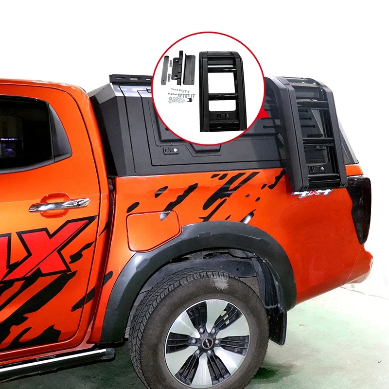 4x4 truck alu cab canopy camper pickup chevrolet silverado canopy with Ladder for ford maverick