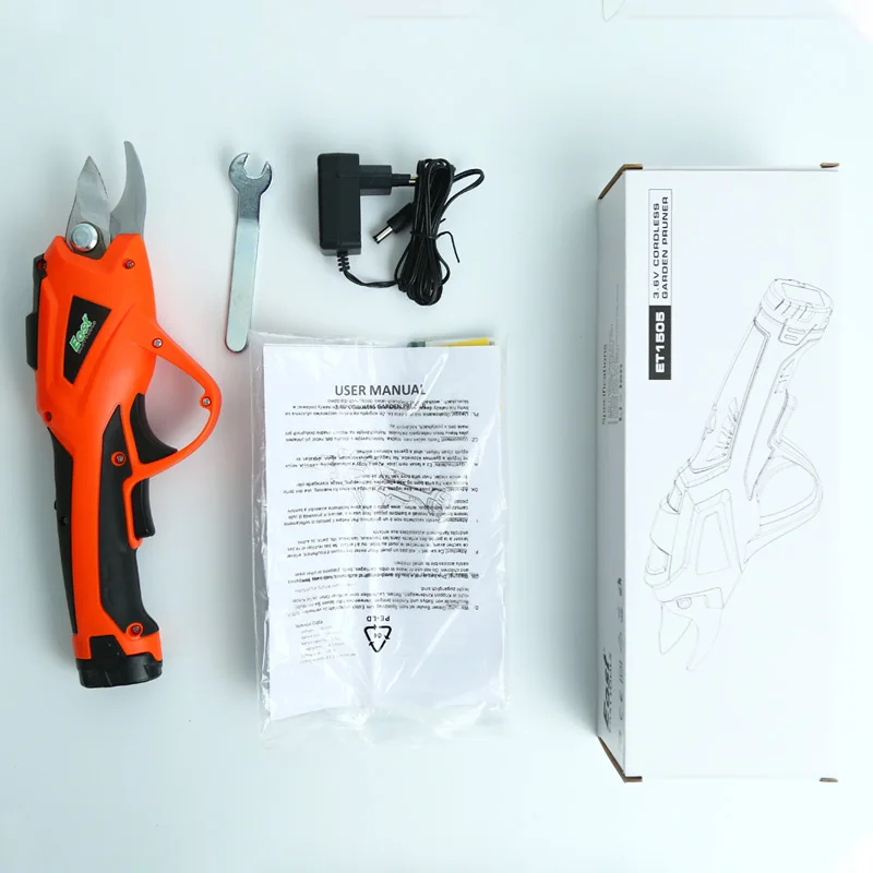 Хит продаж, 10 мм беспроводные электрические ножницы для обрезки деревьев/ножницы для сада, фруктовых деревьев и виноградников, обрезка ветвей, обрезка