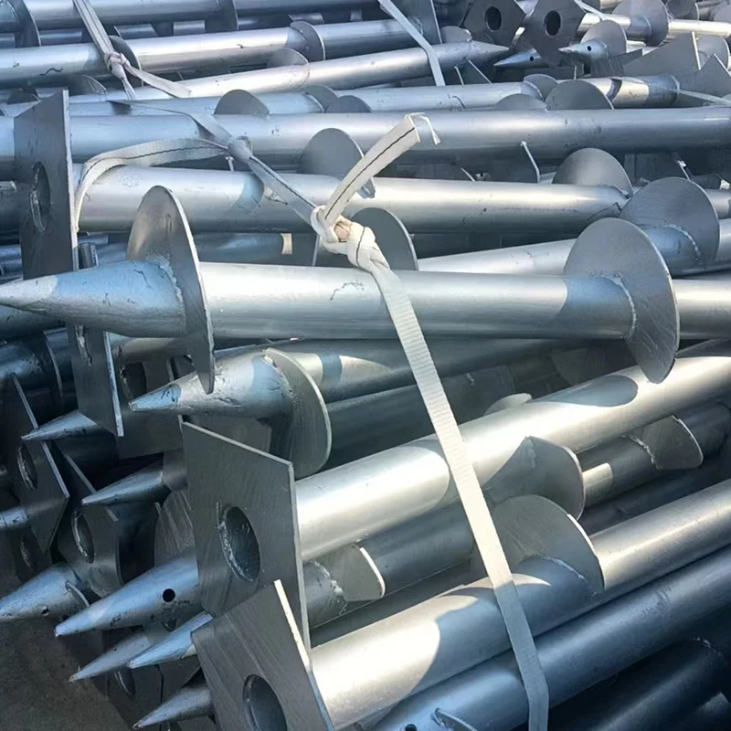 Ground Anchor Ground Screw Pile Concrete Ground Anchor Screw Mounting Solar Racking Pipe in Stock