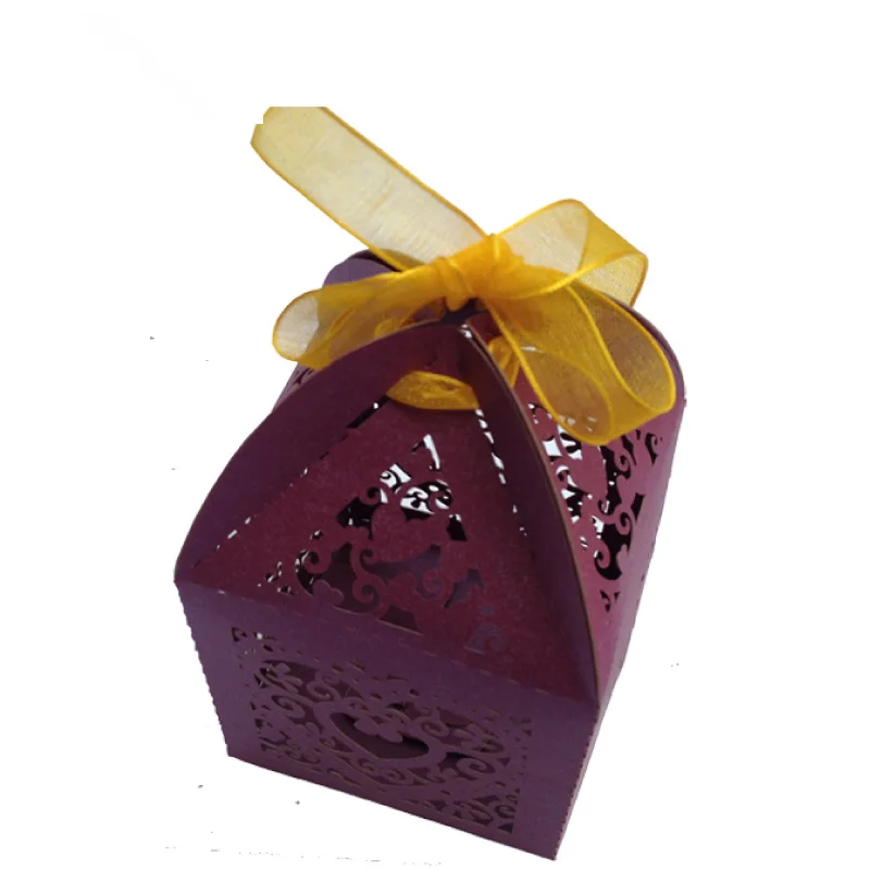 Factory Wholesale Custom Small Paper Box for Candy Chocolate Wedding Favor & Perfume with Embossing Matt Lamination & UV Coating