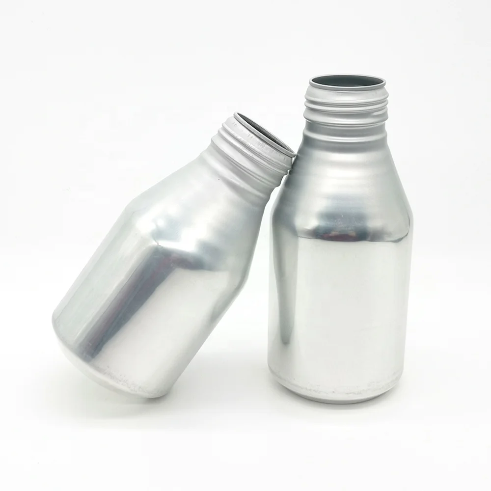 wholesale food grade 200ml 250ml 330ml 500ml recycled aluminum soft drinking bottle