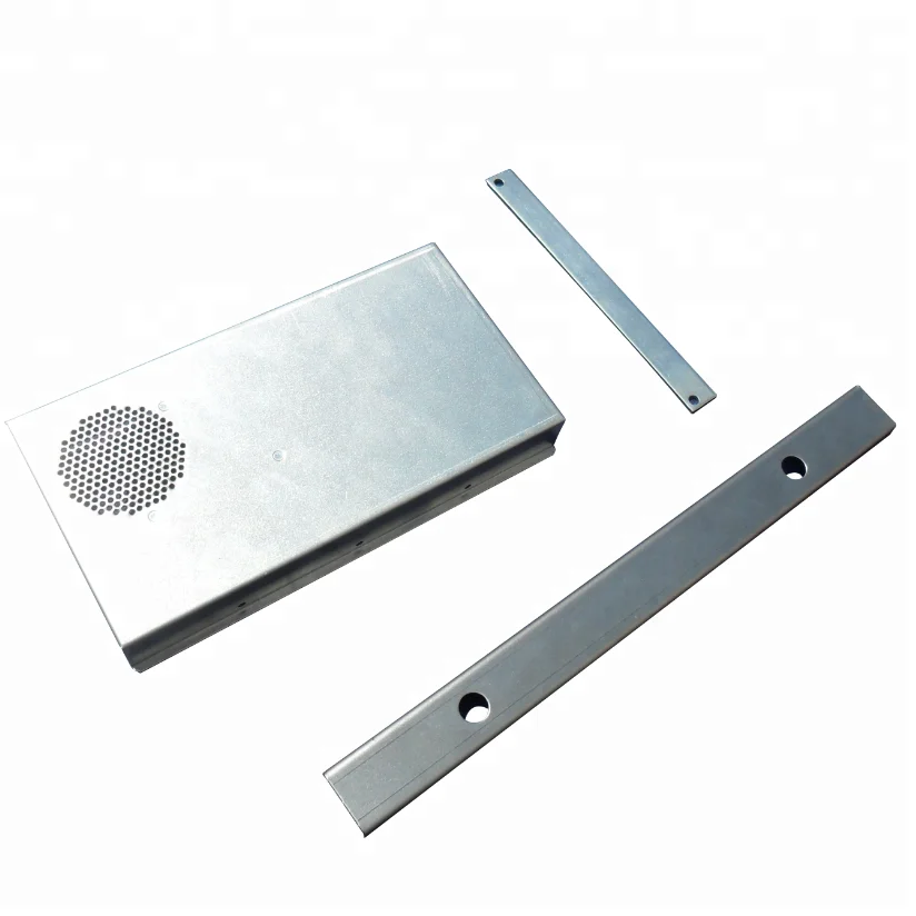 Custom Sheet Metal Fabrication Laser Cut Industrial Parts in Zinc Aluminum Alloy Mild Steel with Powder Coating Finish