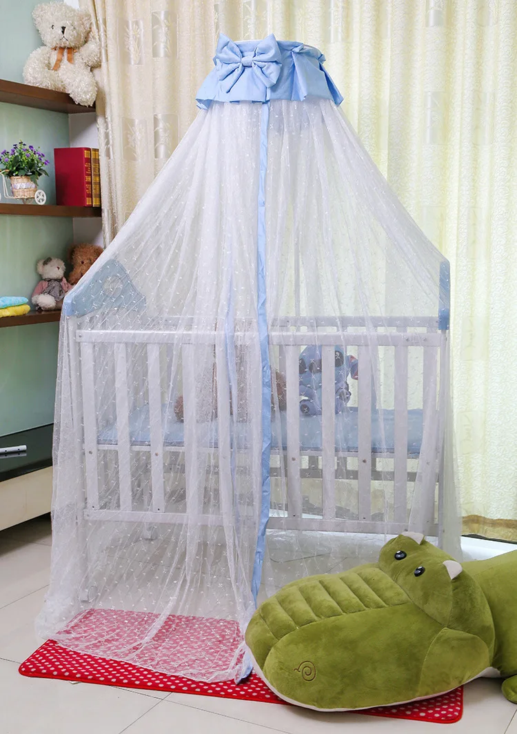 Baby Infant Bedding Mesh Crib Netting Summer Portable Baby Mosquito Insect Cradle Net Folding Baby Bed Crib Mosquito Net