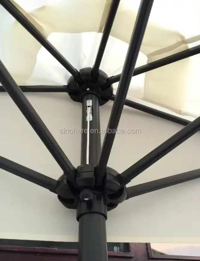 Wholesale 2.7M 9FT Garden Special Design Half Round Sun Umbrella