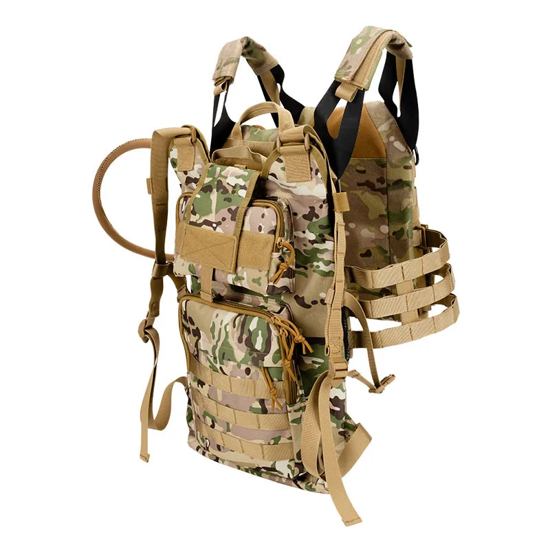 2.0 tactical vest water bag combination set large-capacity molle system outdoor training