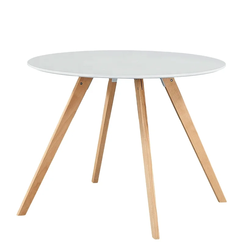 Hot sale MDF dining table and plastic dining chair set with good price