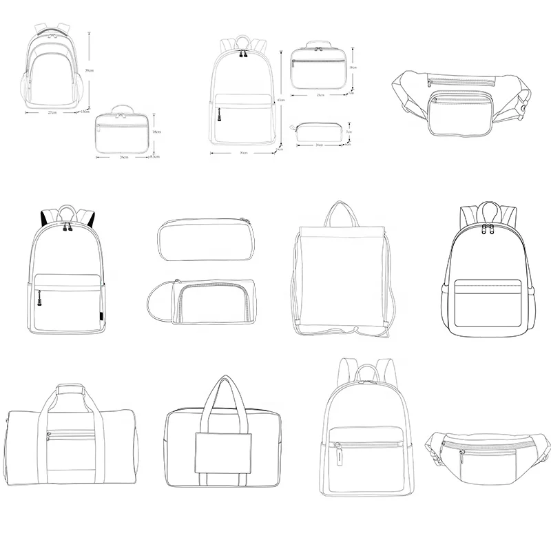 Produce bags processing custom school backpacks waist custom bags duffle gym bags mini backpacks bookbags