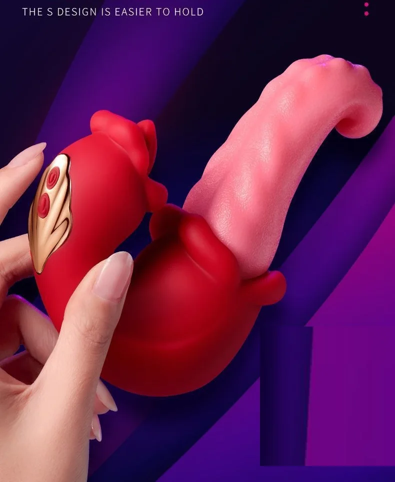 AIZHILAN Artificial tongue like Vibrator is equipped with powerful swinging and licking feature to tease clitoris selling hotly