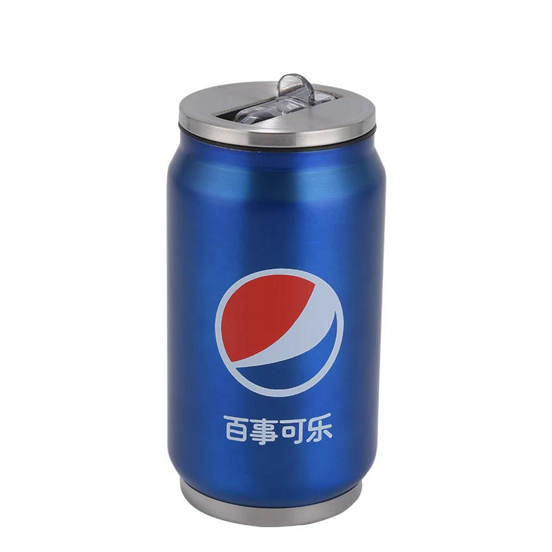 2021 Amazon Best Sale Sublimation Blank Stainless Steel Double Wall Cola Water Bottle Thermos Vacuum Coke Cans