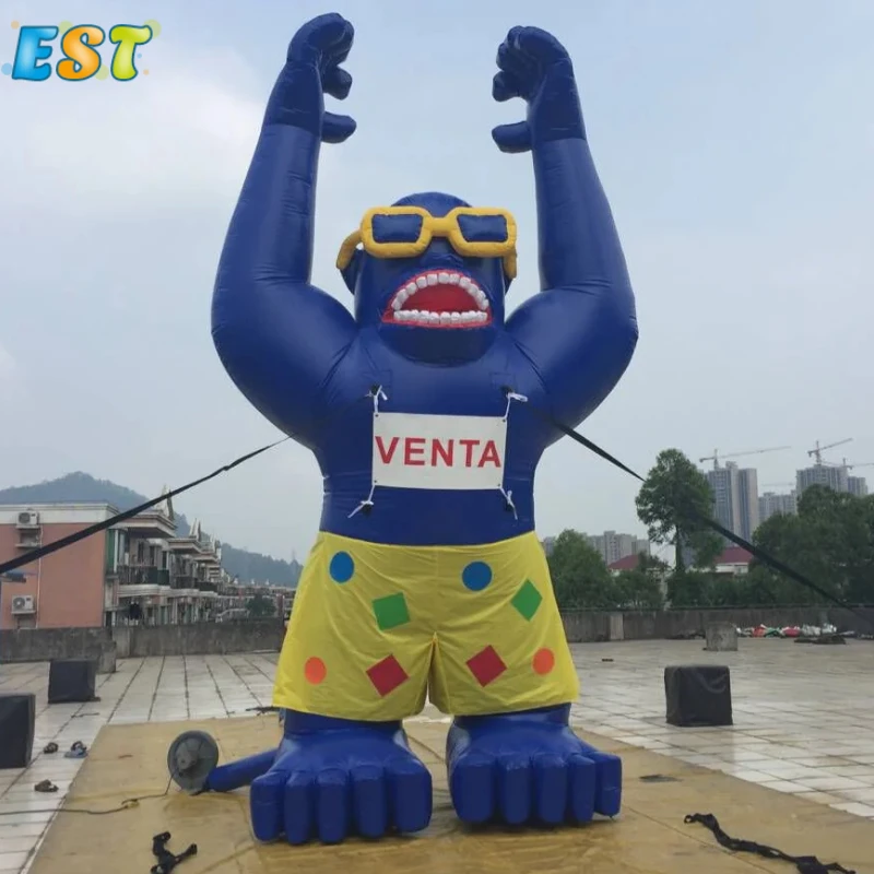 Commercial grade inflatable gorilla model giant inflatable gorilla for promotion advertising