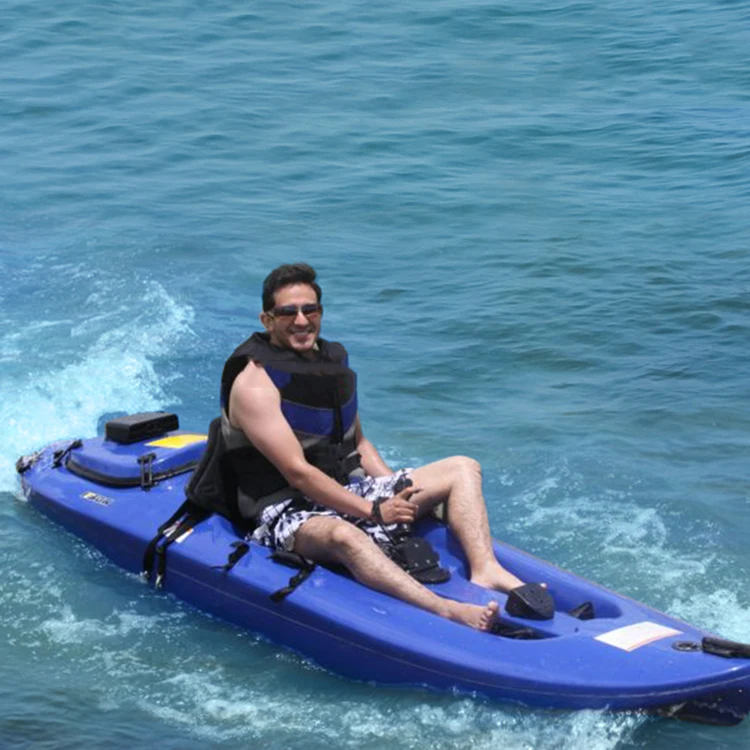 Popular New Hison 4 Stroke Jet Engine Powered Kayak Kayak Fishing Foot Pedal