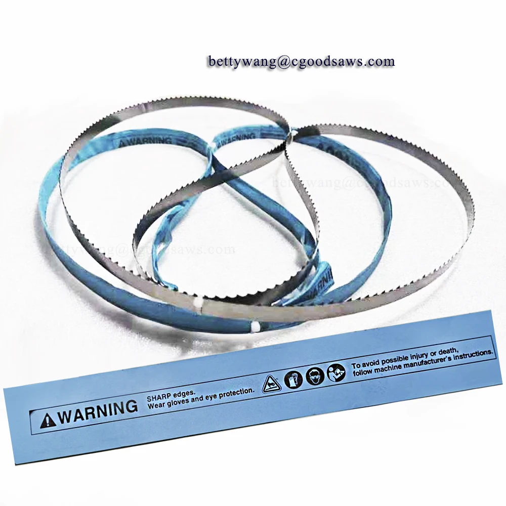 Precision Meat Wood Bone Saw Blades Food Bandsaw blade 16mmx6mm 4Tpi saw blade