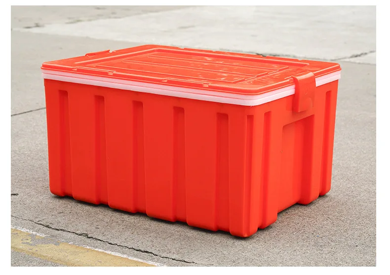 HDPE Outdoor Food Plastic Refrigerated Transport Turnover Insulation Box Hotel Fast Food Takeaway Insulation Preservation Cooler