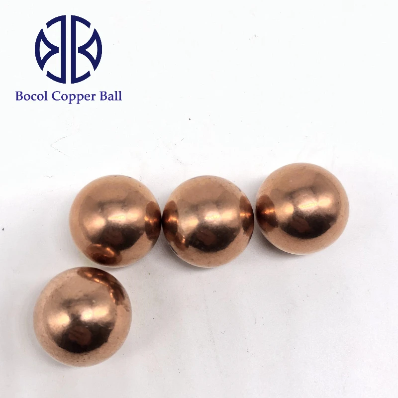 solid copper ball of 0.8mm to 50.8mm is 99.9% pure copper.