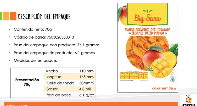 Сушеные сладкие органические манго нарезать Премиум сухие фрукты качество 100% Органическая вкусный от 70 гр