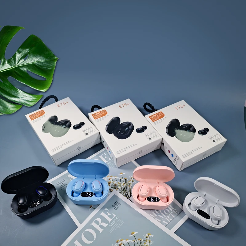 2021 E7S OEM Factory Ear Buds Earphone Earphones Plug Wireless In-ear Wireless Headphones