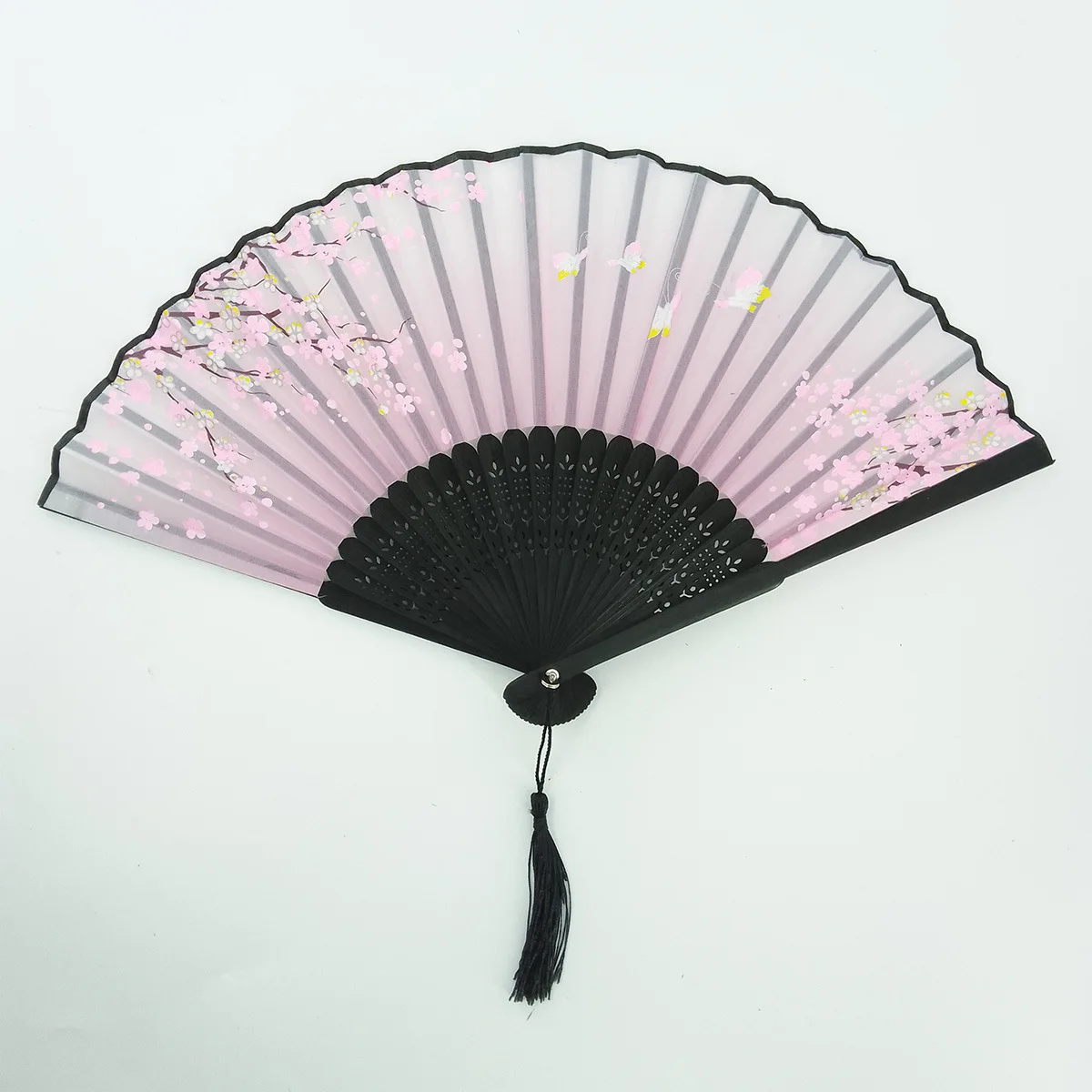 Antique folding fan wholesale portable ladies dance fan