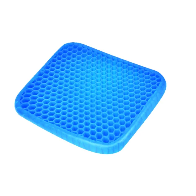 Cushion TPE Pad Relaxing Spine High Quality OEM Ergonomic Summer Cooling Therapeutic Silicone Gel Chair Car Seat Gel Cushion