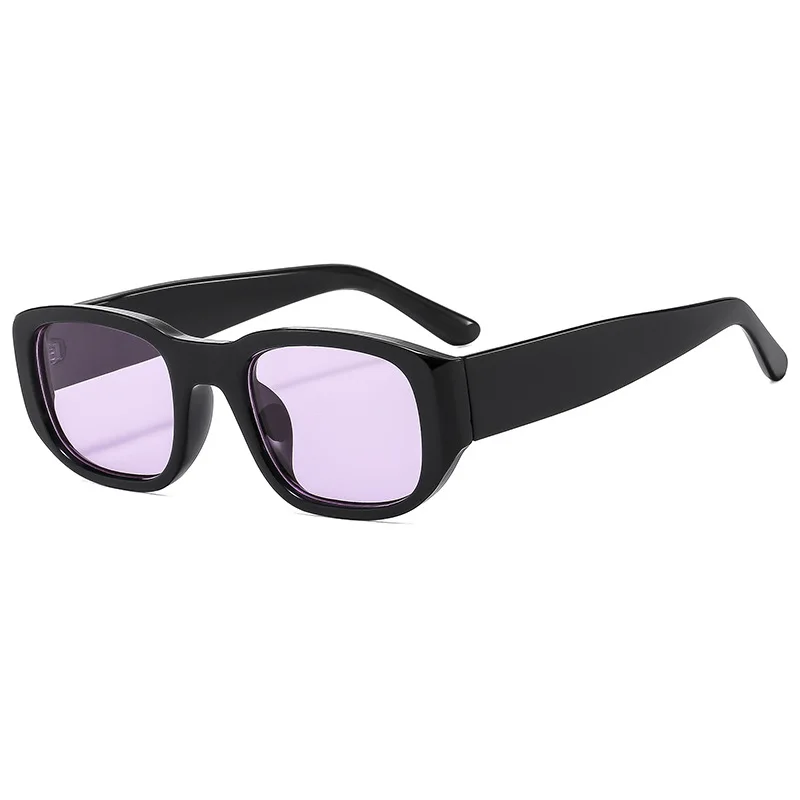Small Square Frame Retro Sunglasses European Style Men and Women Cool Sunglasses Colorful Lenses Street Shooting Glasses
