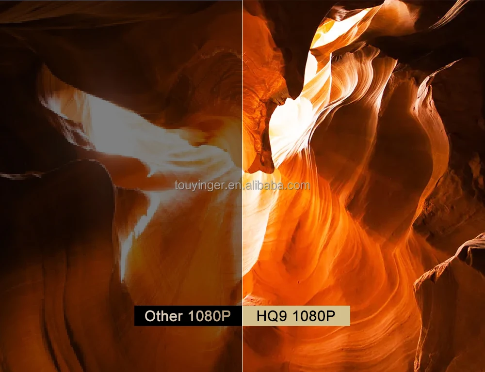 Everycom HQ9   8000 lumens  led projector   supported 5g wifi  4k projector android wifi 1080 native 8000lumen