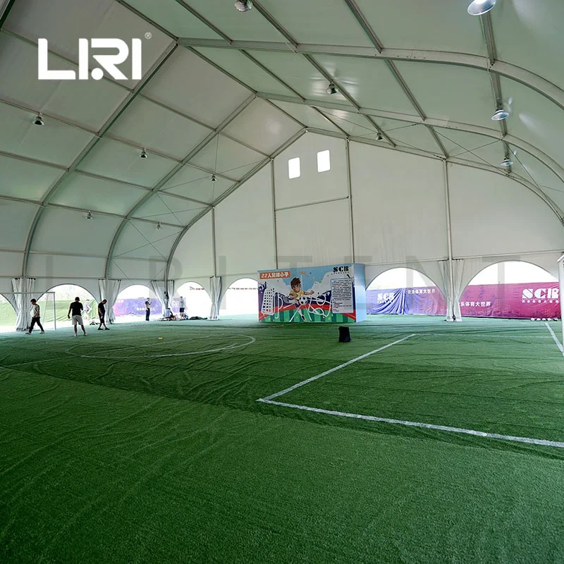 Custom Curve Indoor Football Field Tents for Sports Events Outdoor