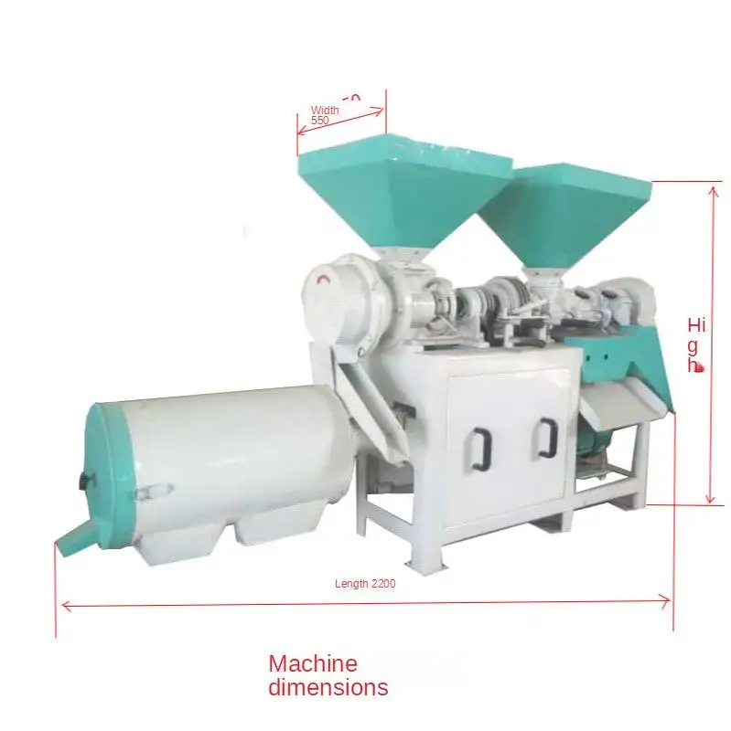 Corn Husk Peeling Machine Maize Grits Milling Machine Uganda