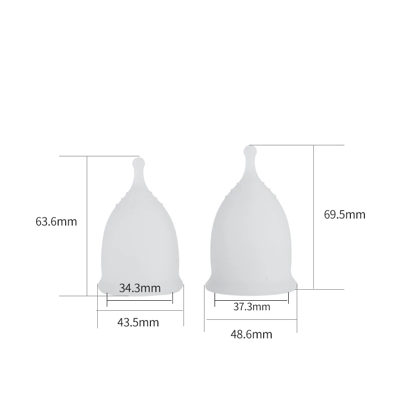 Wholesale Hygiene Lady Silicone Reusable Clean Medical Grade Silicone Copa Menstrual Cup
