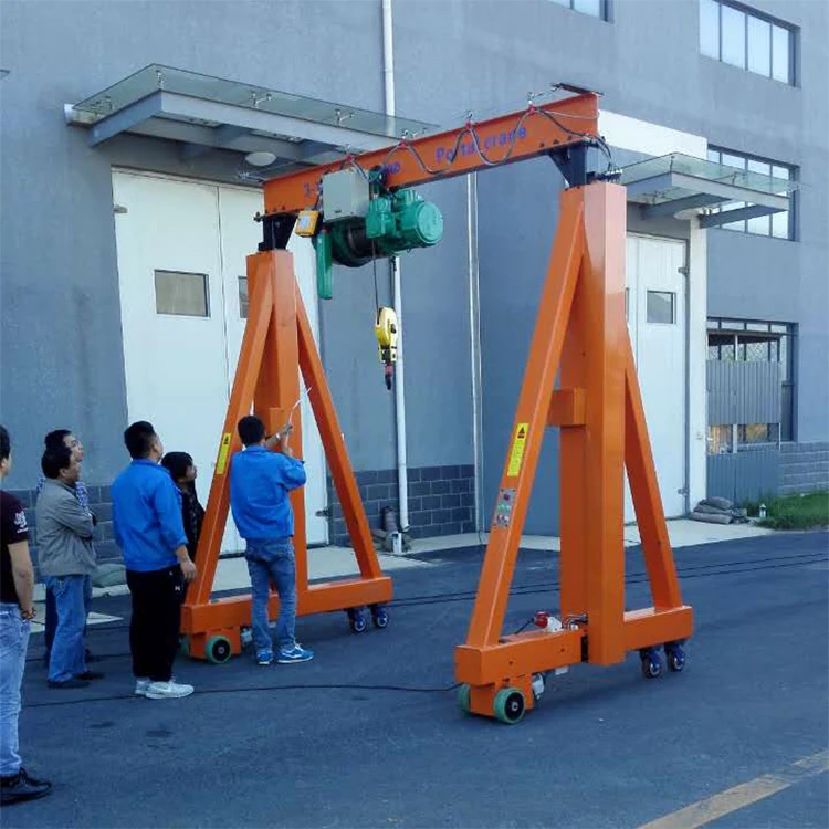 
2019 new style folding portable mini small gantry crane used factory 0.5T 
