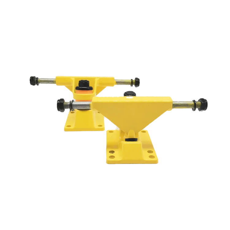 Die Casting 3.25' 80mm Plastic and Penny Board Truck with Yellow Color Paint