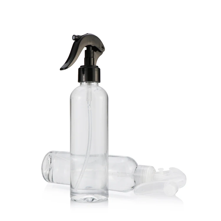 Transparent 100ml PET Fine Plastic Trigger Mist Spray Bottle for Plant Mister Garden Watering Air Freshener Cleaning